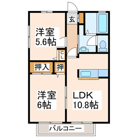 メルヘンドルフの物件間取画像